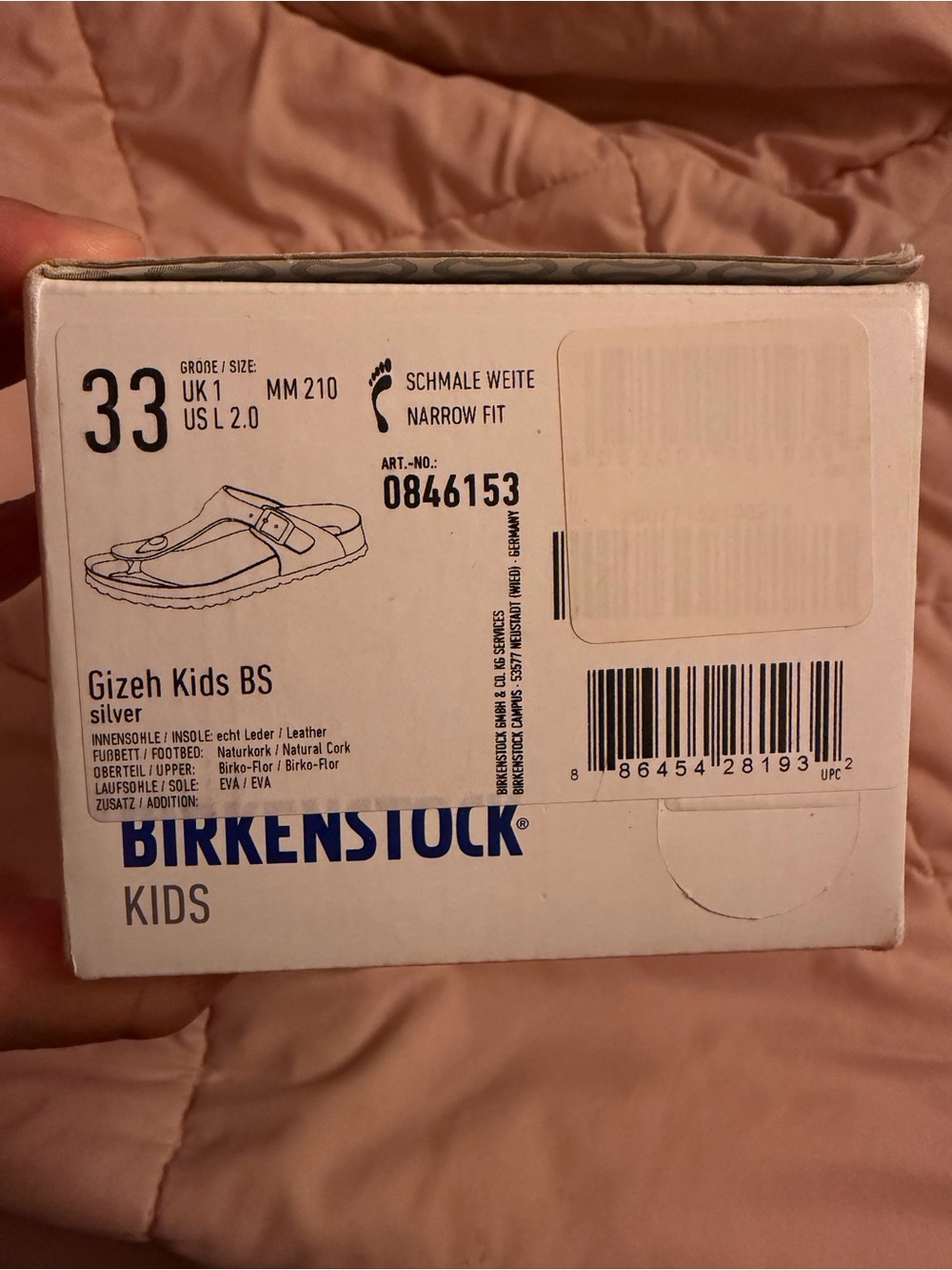 Little Girls Birkenstock Sandals - Picture 2 of 10